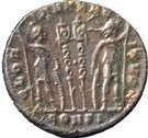 Nummus - Constantius II (GLORIA EXERCITUS, Constantinople mint; Siscia)