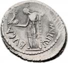 Denarius - Julius Caesar (CAESAR•IM P M / L•AEMILIVS BVCA)