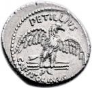 Denarius (Petillia: Petillius Capitolinus; PETILLIVS CAPITOLINVS)