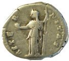 Denarius - Faustina I (AETERNITAS)