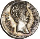 Denarius - Augustus (SIGNIS RECEPTIS; Colonia Patricia mint)