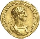 Aureus - Hadrianus (DIVO TRAIANO PATRI AVG; Rome)