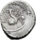 Denarius - Julius Caesar (L•MVSSIDIVS•LONGVS)