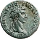 Sestertius - Nerva (PLEBEI VRBANAE FRVMENTO CONSTITVTO)