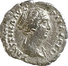 Denarius - Faustina Junior, Concordia seated left