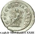 Antoninianus - Gordianus III (CONCORDIA MILIT)