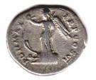 Denarius - Vespasianus (Victoria: PON MAX TR P COS VI)