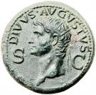 Dupondius - Augustus (CONSENSV SENAT ET EQ ORDIN P Q R; Honour Strike under Caligula; Rome mint)