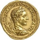 Aureus - Elagabalus (FIDES MILITVM; Rome)