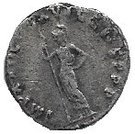 Denarius - Domitianus (IMP XXII COS XVII CENS P P P)