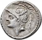 Denarius (Minucia: Quintus Minucius Thermus; Q•THERM•MF)