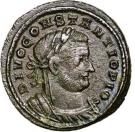 Follis - Constantius I (MEMORIA FELIX)