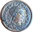 Nummus - Constantius II (GLORIA EXERCITVS; Nicomedia mint)