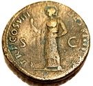 Sestertius - Domitian (Minerva) Cos viii Des viii