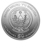 50 Francs (Shoebill; Silver Bullion)