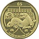 5 Dollars (Year of the Tiger)