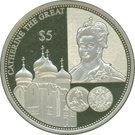 5 Dollars - Elizabeth II (Catherine II the Great)