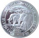 100 Shillings (Elephant; Silver Bullion Coinage)