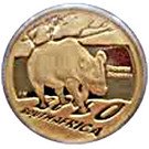 1/10 Ounce / 10 Rand (Natura - Black Rhino)