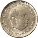 5 Pesetas - Francisco Franco