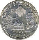 2000 Pesetas - Juan Carlos I (Escorial)