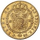 80 Reales de vellon - Isabel II (Small head)