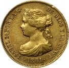 20 Reales - Isabel II