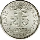 25 Cents - George V