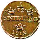 1/12 Skilling - Carl XIII