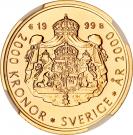 2000 Kronor - Carl XIV Gustaf (New Millennium)