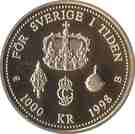 1000 Kronor - Carl XIV Gustaf (Silver Jubilee)