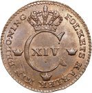 ¼ Skilling - Carl XIV Johan