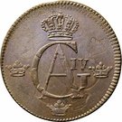 ½ Skilling - Gustav IV Adolf (Stockholm mint)