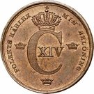 ⅓ Skilling Banco - Carl XIV Johan