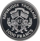 1000 Francs CFA (Olympic Games 2008)