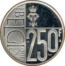 250 Francs - Albert II (Queen Paola)