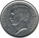 1 Belga / 5 Francs - Albert I (French text)