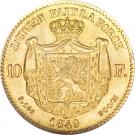 10 Francs - Léopold I