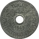 20 Centimes - Muhammad VIII (Piedfort Essai)