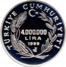 4 000 000 Lira (Atatürk in Samsun)