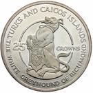 25 Crowns - Elizabeth II (The White Greyhound of Richmond)