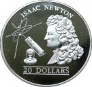 20 Dollars - Elizabeth II (Isaac Newton)