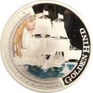 1 Dollar - Elizabeth II (Golden Hind; Silver Bullion)