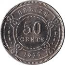 50 Cents - Elizabeth II (1st portrait)