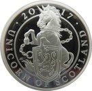 2 Pounds - Elizabeth II (5th portrait; Unicorn of Scotland)