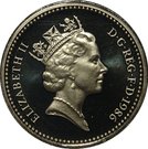 1 Pound - Elizabeth II (3rd portrait; Northern Irish Flax)