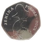 50 Pence - Elizabeth II (5th portrait; Jemima Puddle-Duck)