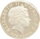 5 Pounds - Elizabeth II (Queen Elizabeth I; Silver Proof)