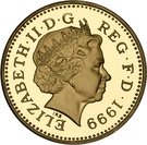 1 Pound - Elizabeth II (4th portrait; Scottish Lion)