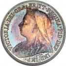 1 Shilling - Victoria (3rd portrait)